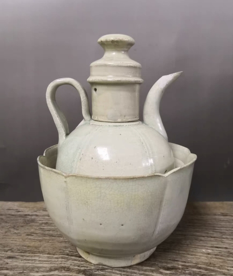 古玩陶瓷北宋溫壺真品鑒賞圖