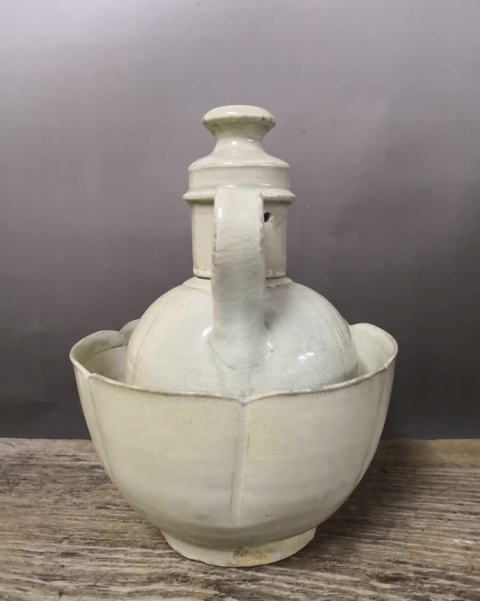 古玩陶瓷北宋溫壺真品鑒賞圖