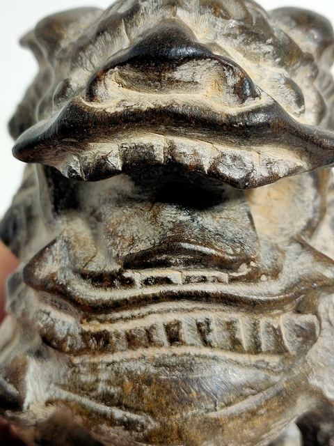 古玩雜項石獅子真品鑒賞圖