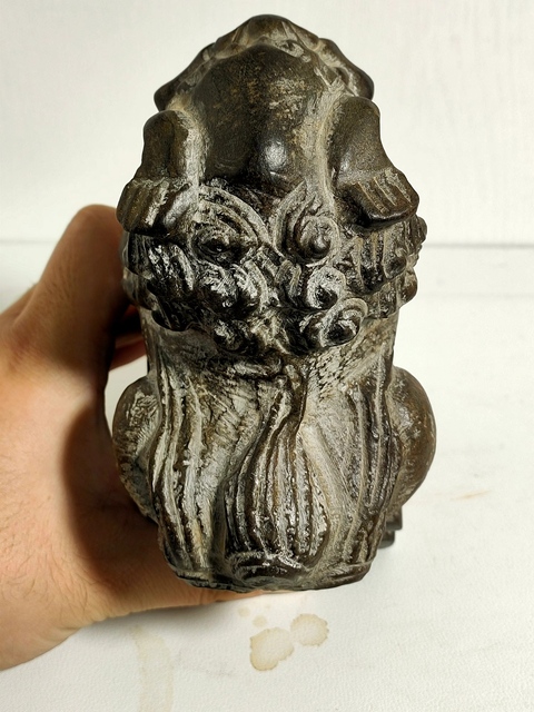 古玩雜項石獅子真品鑒賞圖