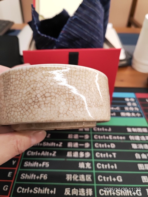 古玩陶瓷清早百汲碎硯洗拍賣，當前價格36000元