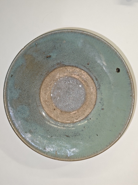 古玩陶瓷乳濁綠釉碗真品鑒賞圖