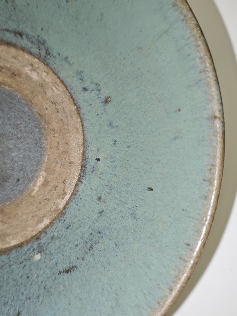 古玩陶瓷乳濁綠釉碗真品鑒賞圖