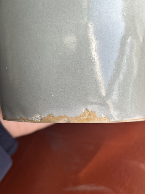 古玩陶瓷南宋龍泉窯紙槌瓶真品鑒賞圖