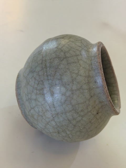 古玩陶瓷青釉罐真品鑒賞圖