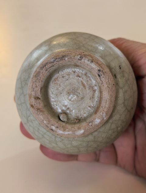 古玩陶瓷青釉罐真品鑒賞圖