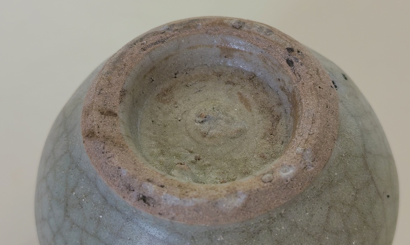 古玩陶瓷青釉罐真品鑒賞圖