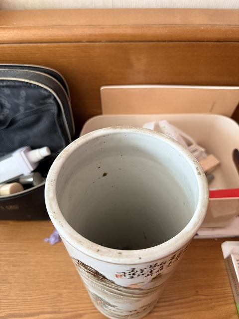 古玩陶瓷八九十年代 仿晚清民國高恒生先生粉彩帽筒真品鑒賞圖