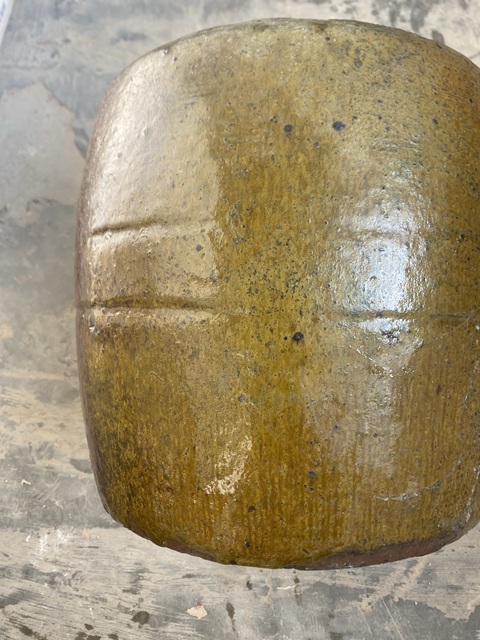 古玩陶瓷現代醬釉罐真品鑒賞圖