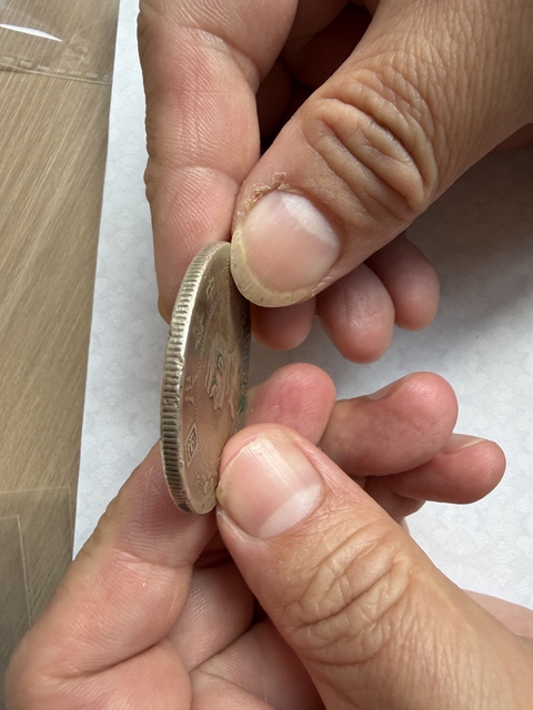 古玩錢幣孫像開國紀(jì)念幣壹圓銀幣真品鑒賞圖