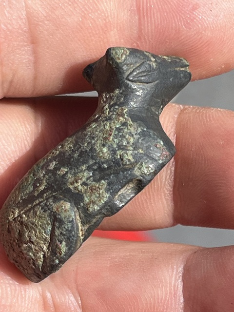 古玩銅器銅臥牛真品鑒賞圖