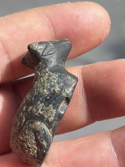 古玩銅器銅臥牛真品鑒賞圖