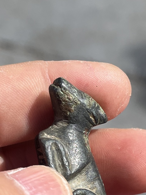 古玩銅器銅臥牛真品鑒賞圖