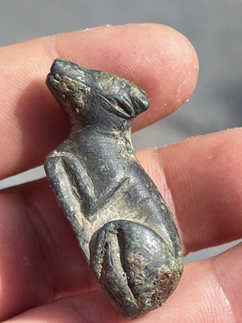 古玩銅器銅臥牛真品鑒賞圖