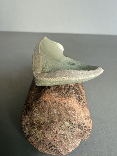 古玩陶瓷低齡頭鳥食罐真品鑒賞圖