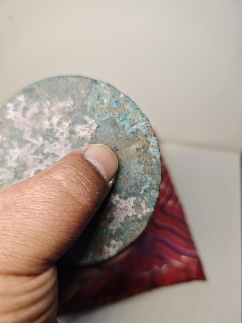 古玩銅器金代雙魚銅鏡青銅鏡真品鑒賞圖