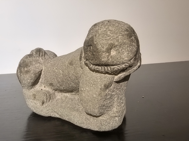 古玩雜項(xiàng)案頭獅真品鑒賞圖