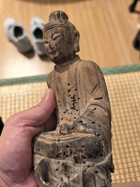 古玩雜項木造像真品鑒賞圖