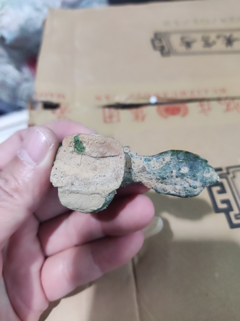 古玩陶瓷漢代綠釉陶鳥拍賣，當前價格588元