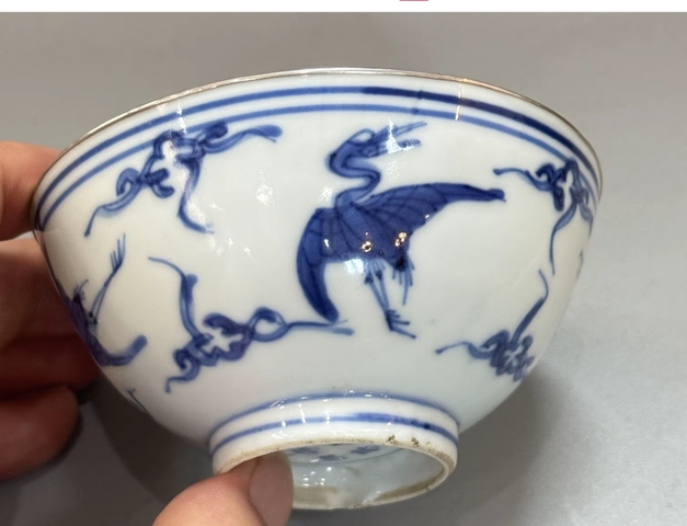 古玩陶瓷青花碗真品鑒賞圖