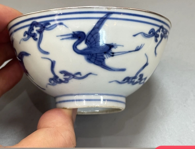 古玩陶瓷青花碗真品鑒賞圖