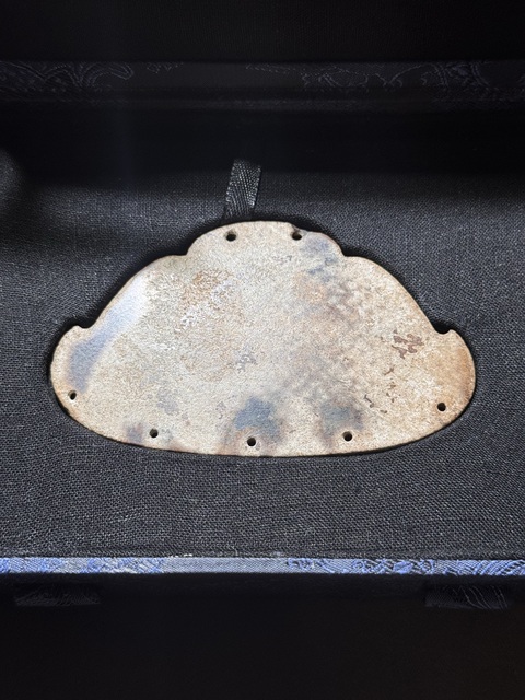 古玩玉器和田玉雕“龍紋珩”（描金）拍賣，當前價格35000元