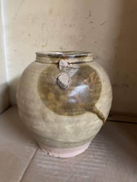 古玩陶瓷唐·長沙窯罐真品鑒賞圖