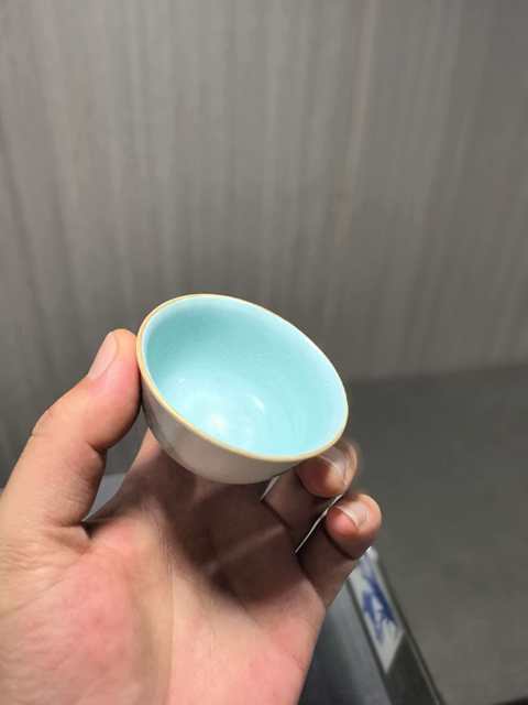 古玩陶瓷清乾隆 粉彩花卉紋杯真品鑒賞圖