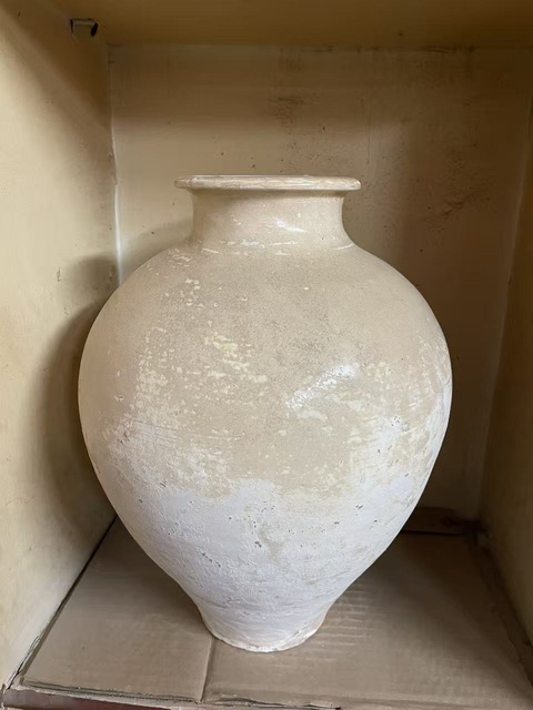 古玩陶瓷唐·白釉罐拍賣，當前價格3500元