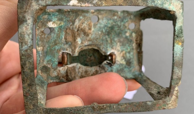 古玩銅器銅鎏金板凳佛真品鑒賞圖