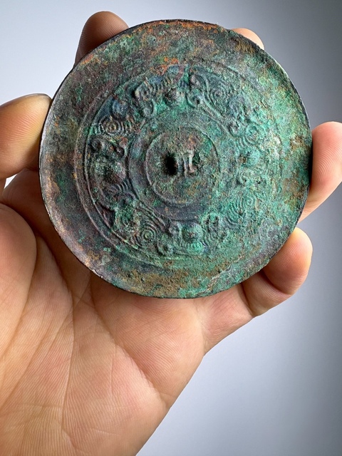 古玩銅器銅鏡真品鑒賞圖