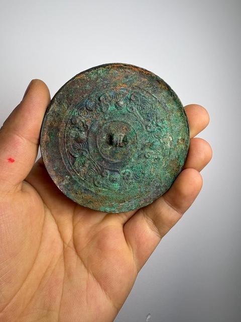 古玩銅器秦漢銅鏡真品鑒賞圖