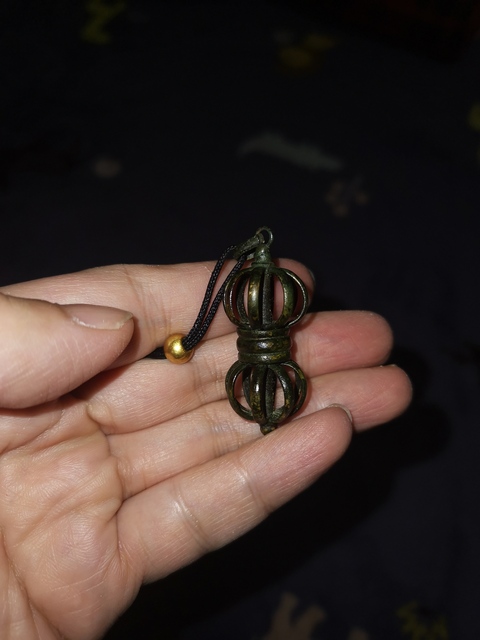 古玩銅器銅金剛杵真品鑒賞圖