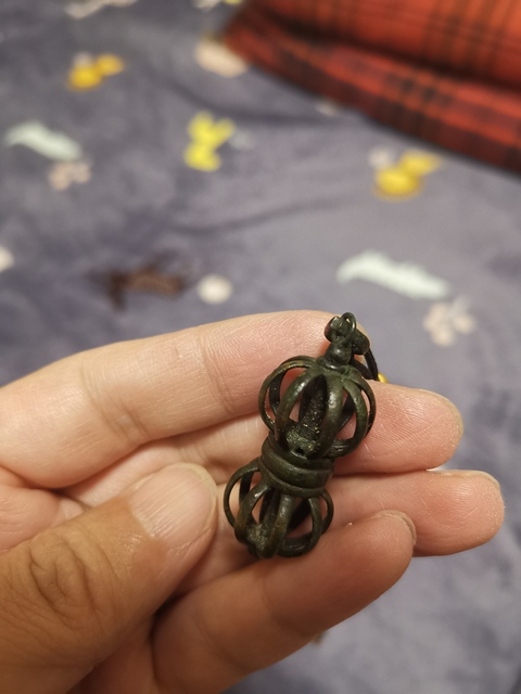 古玩銅器銅金剛杵真品鑒賞圖