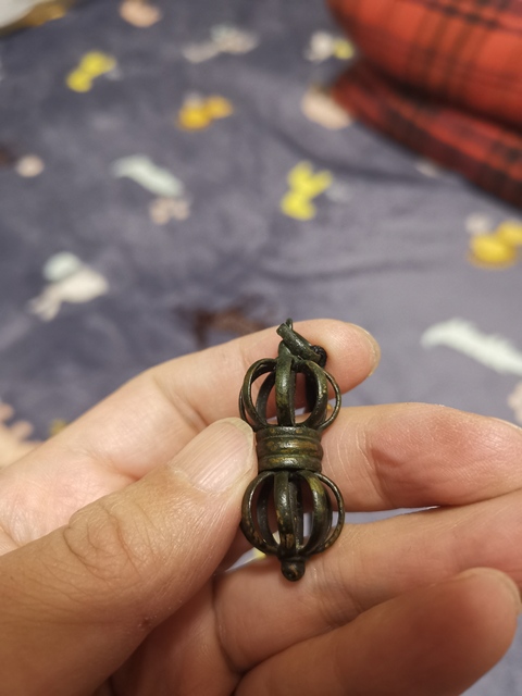 古玩銅器銅金剛杵真品鑒賞圖