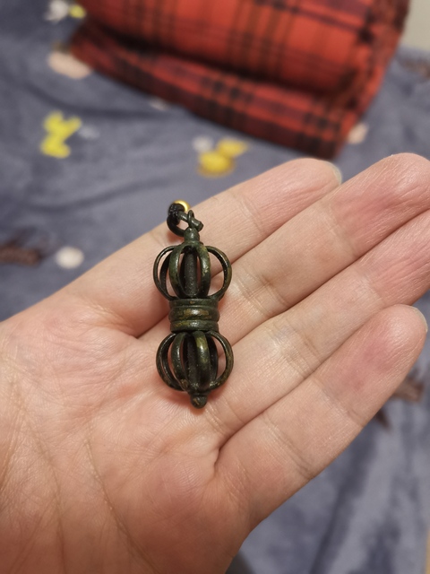 古玩銅器銅金剛杵真品鑒賞圖