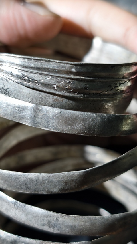 古玩雜項宋代·銀臂釧 真品鑒賞圖