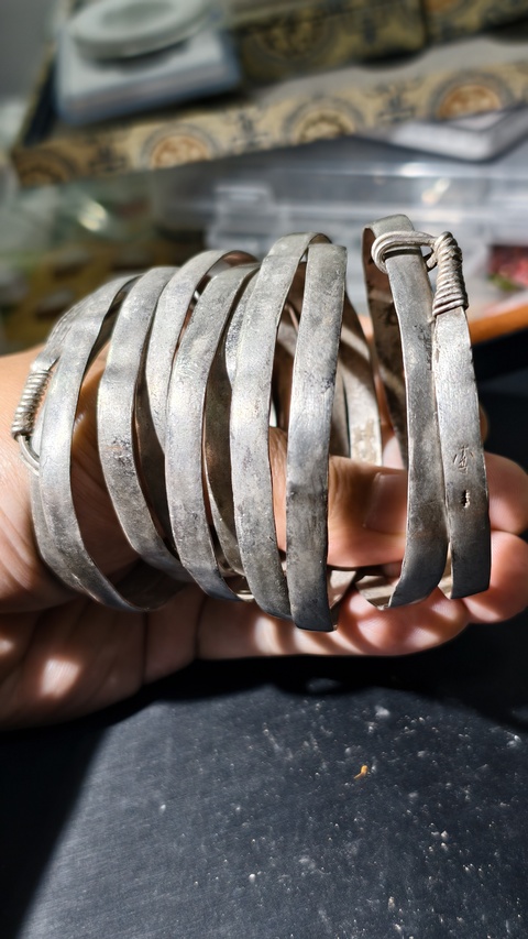 古玩雜項宋代·銀臂釧 真品鑒賞圖