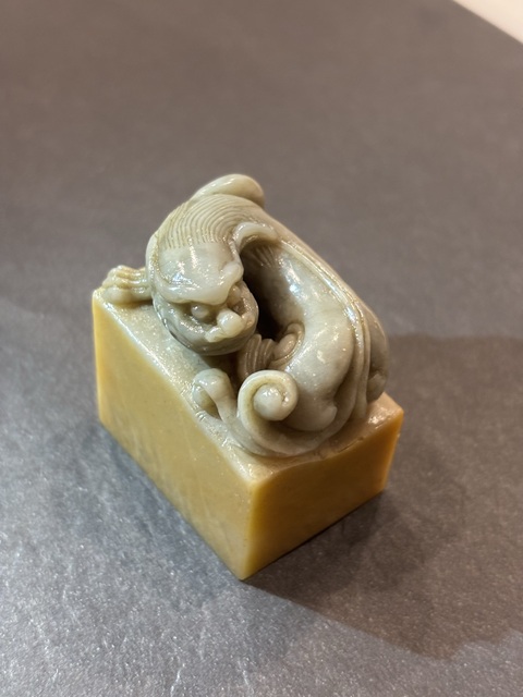 古玩雜項青田石印章真品鑒賞圖