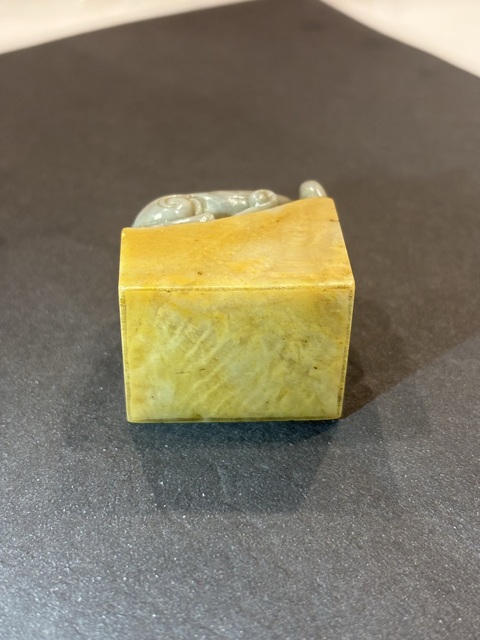 古玩雜項青田石印章真品鑒賞圖