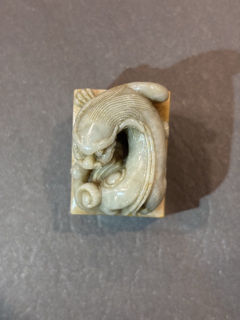 古玩雜項青田石印章真品鑒賞圖