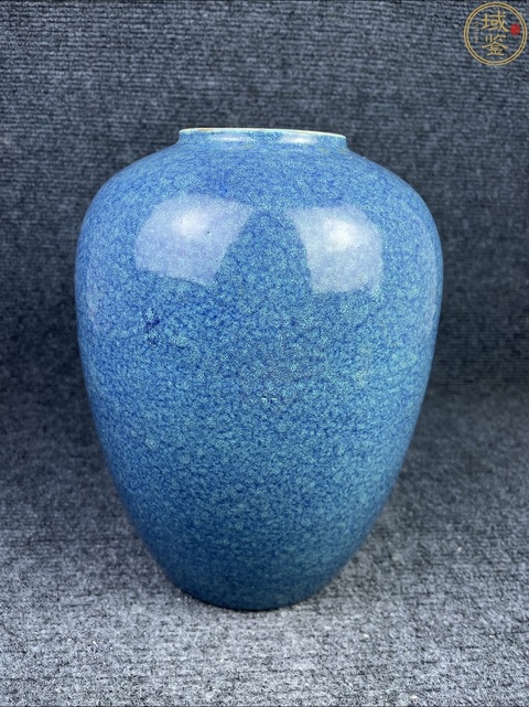 古玩陶瓷清晚·爐鈞釉罐 真品鑒賞圖