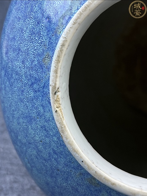 古玩陶瓷清晚·爐鈞釉罐 真品鑒賞圖
