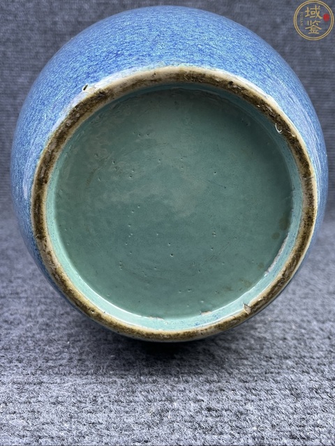 古玩陶瓷清晚·爐鈞釉罐 真品鑒賞圖