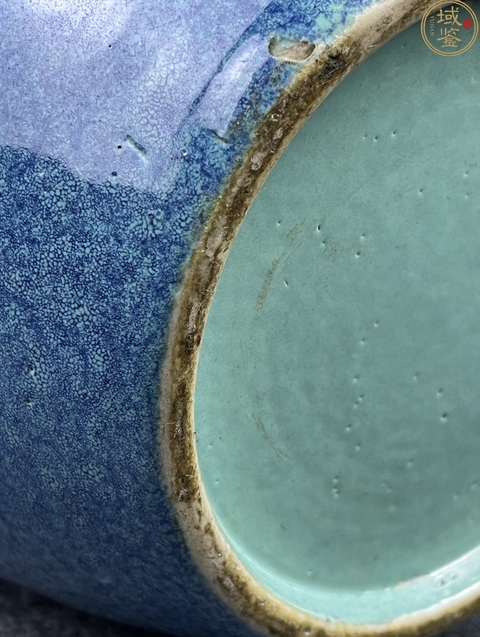 古玩陶瓷清晚·爐鈞釉罐 真品鑒賞圖