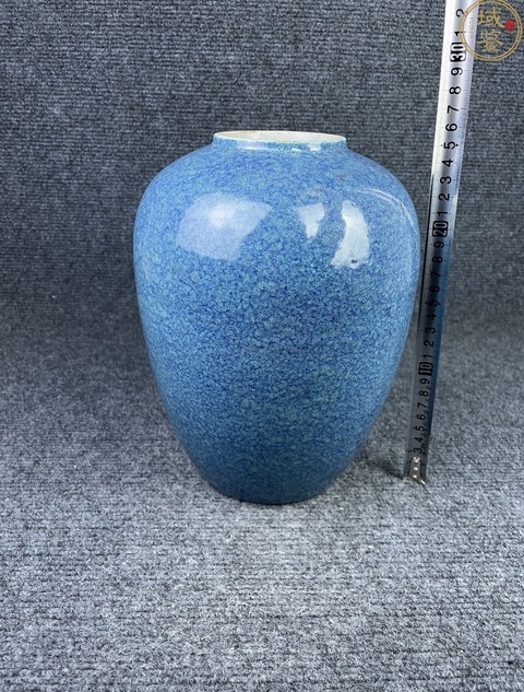 古玩陶瓷清晚·爐鈞釉罐 真品鑒賞圖