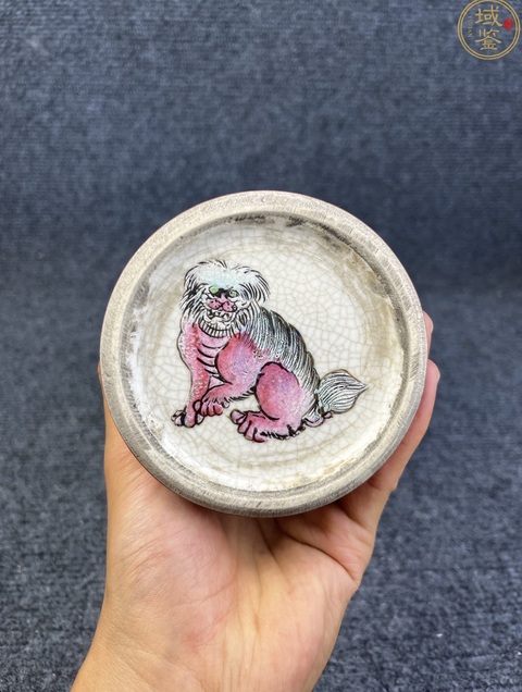 古玩陶瓷創匯·紅釉加彩花鳥紋觀音瓶 真品鑒賞圖