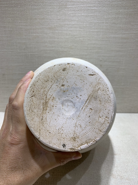 古玩陶瓷鞏縣窯白釉罐真品鑒賞圖