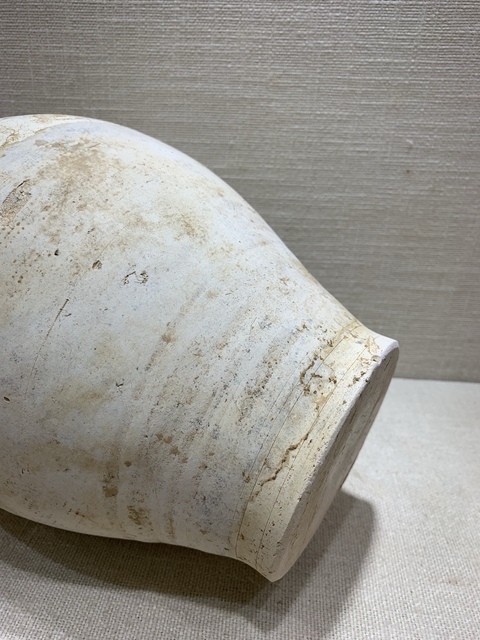 古玩陶瓷鞏縣窯白釉罐真品鑒賞圖