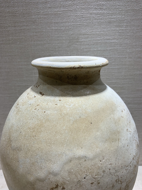 古玩陶瓷鞏縣窯白釉罐真品鑒賞圖